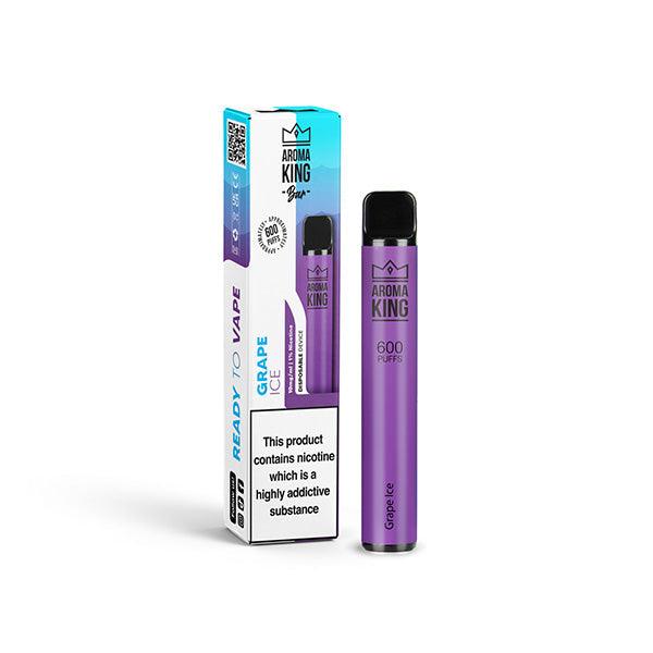 10mg Aroma King Bar 600 Disposable Vape Device 600 Puffs - www.justgovape.co.uk