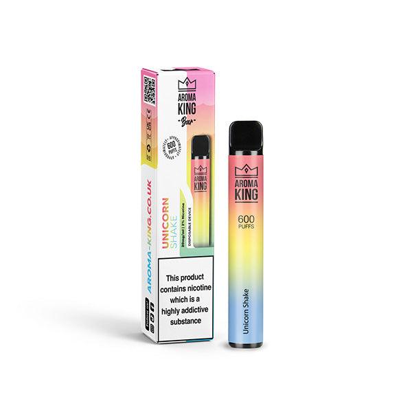 20mg Aroma King Bar 600 Disposable Vape Device 600 Puffs - www.justgovape.co.uk