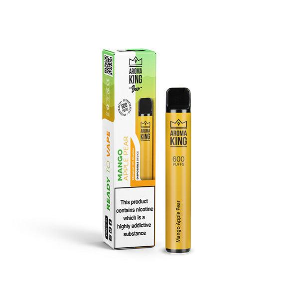 20mg Aroma King Bar 600 Disposable Vape Device 600 Puffs - www.justgovape.co.uk