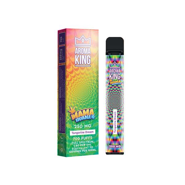 Aroma King Mama Huana 250mg CBD Disposable Vape Device 700 Puffs - www.justgovape.co.uk