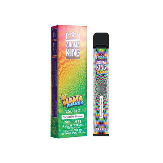 Aroma King Mama Huana 250mg CBD Disposable Vape Device 700 Puffs - www.justgovape.co.uk