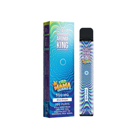 Aroma King Mama Huana 500mg CBD Disposable Vape Device 700 Puffs - www.justgovape.co.uk