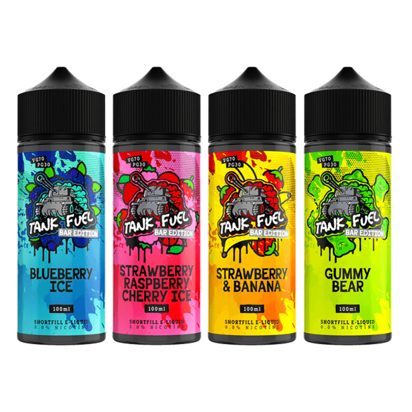 Tank Fuel Bar Edition 100ml Shortfill 0mg (70VG/30PG) - www.justgovape.co.uk