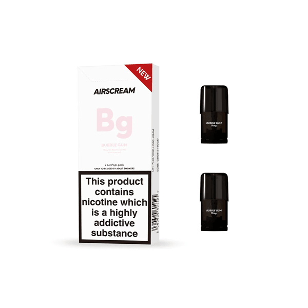 AirsPops Pre-filled Replacement Pods 2PCS 1.2ml - www.justgovape.co.uk