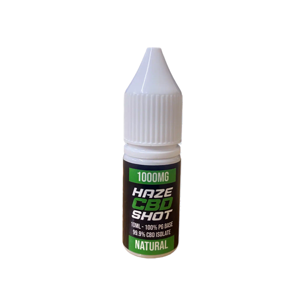 Haze 1000mg CBD Shot 10ml (100PG) - www.justgovape.co.uk