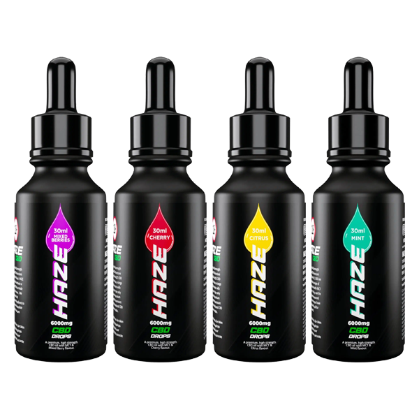 Haze 6000mg CBD Drops - 30ml - www.justgovape.co.uk