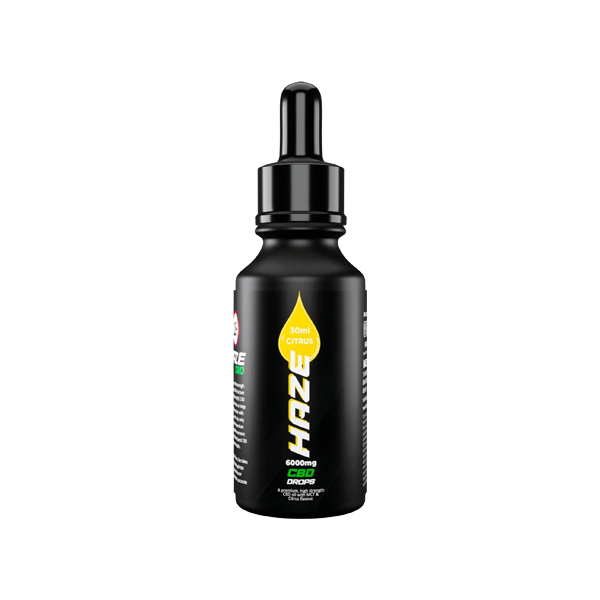 Haze 6000mg CBD Drops - 30ml - www.justgovape.co.uk