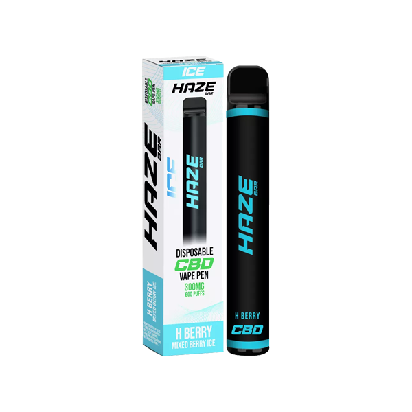 Haze Bar Ice 300mg CBD Disposable Vape Device 600 Puffs - www.justgovape.co.uk