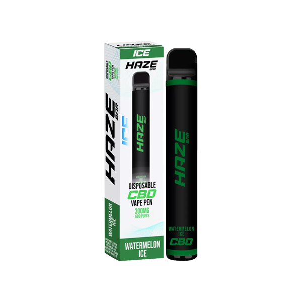 Haze Bar Ice 300mg CBD Disposable Vape Device 600 Puffs - www.justgovape.co.uk