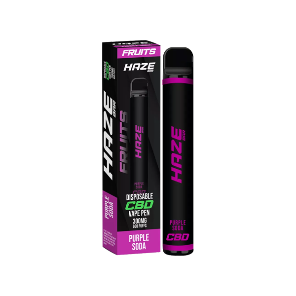 Haze Bar Fruits 300mg CBD Disposable Vape Device 600 Puffs - www.justgovape.co.uk