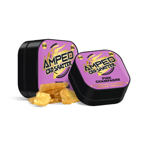 Amped CBD 99% CBD Shatter 1g - www.justgovape.co.uk