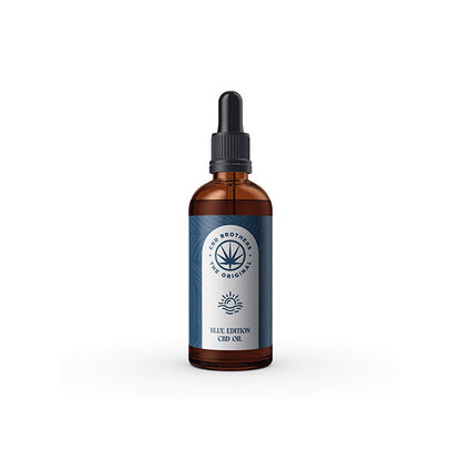 CBD Brothers Blue Edition 5000mg CBD Hemp Seed Oil - 100ml - www.justgovape.co.uk