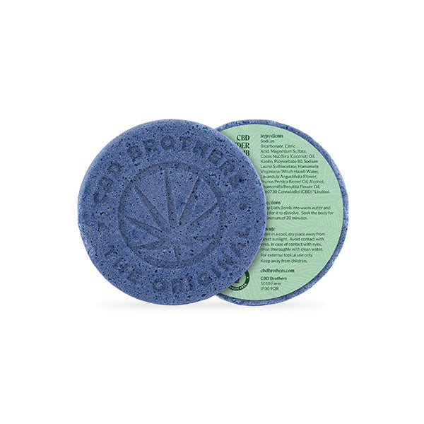 CBD Brothers 100mg CBD Lavender Bath Bomb - 100g - www.justgovape.co.uk