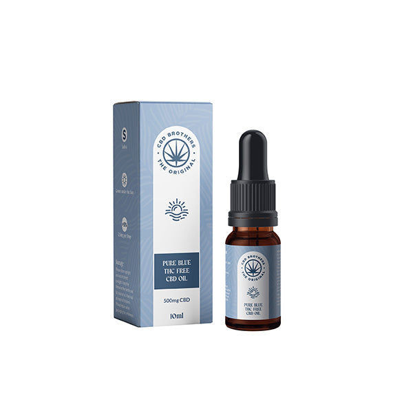 CBD Brothers Pure Blue 500mg CBD Oil - 10ml - www.justgovape.co.uk