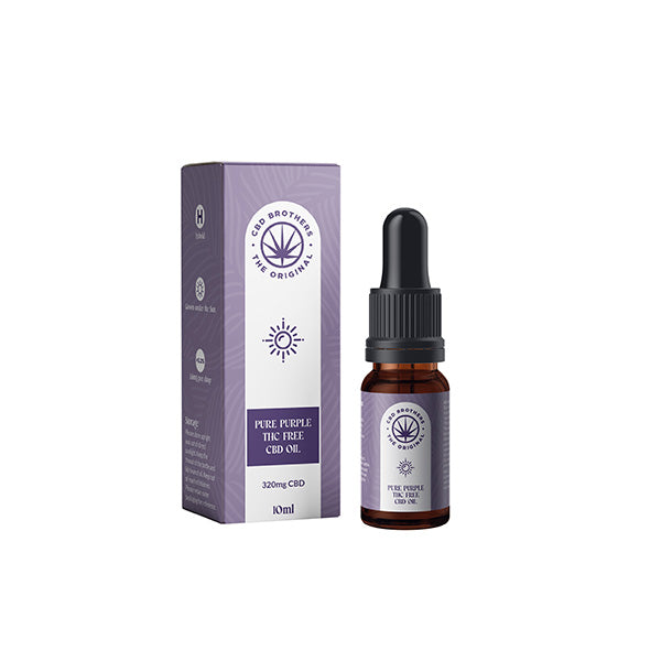 CBD Brothers Pure Purple 320mg CBD Oil - 10ml - www.justgovape.co.uk