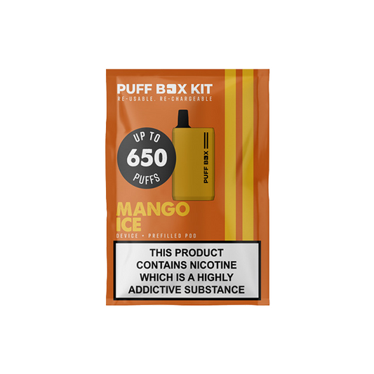 20mg Puff Box Vibrant Yellow Starter Kit - www.justgovape.co.uk