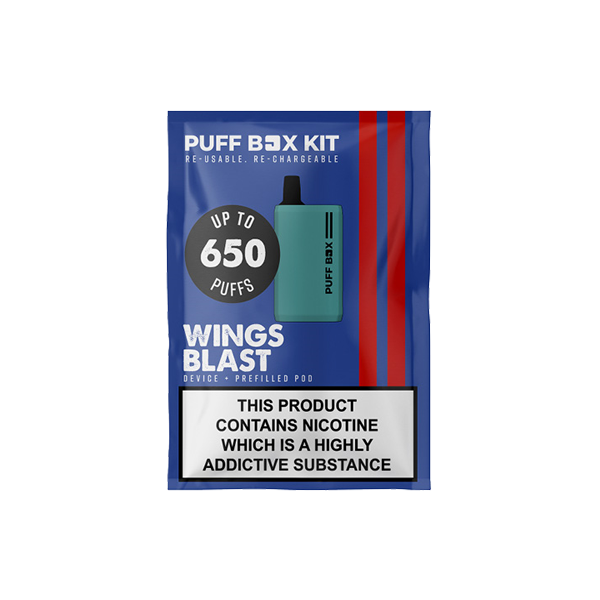 20mg Puff Box Totally Teal Starter Kit - www.justgovape.co.uk