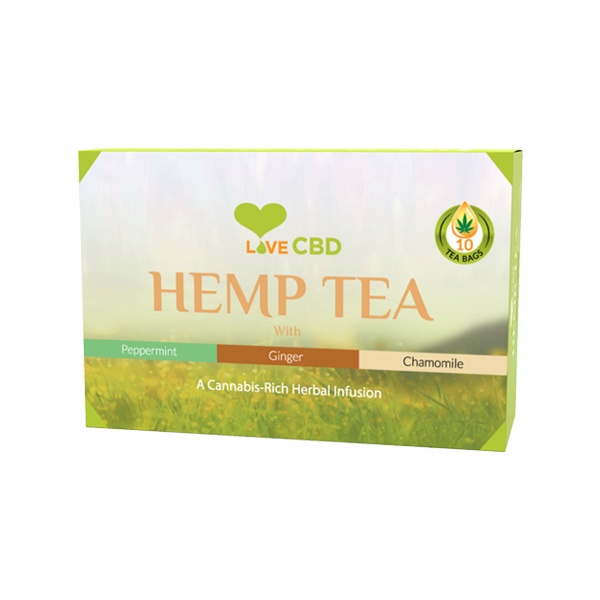 Love CBD Hemp Tea Bags - 10 Bags - www.justgovape.co.uk