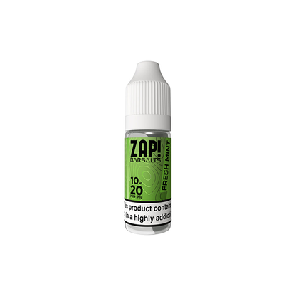 20mg ZAP! Bar Salts Nic Salt 10ml (50VG/50PG) - www.justgovape.co.uk