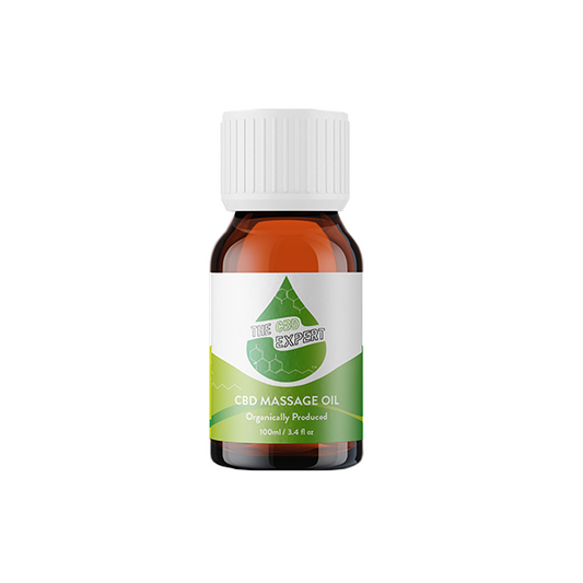 The CBD Expert 500mg CBD Massage Oil - 100ml - www.justgovape.co.uk