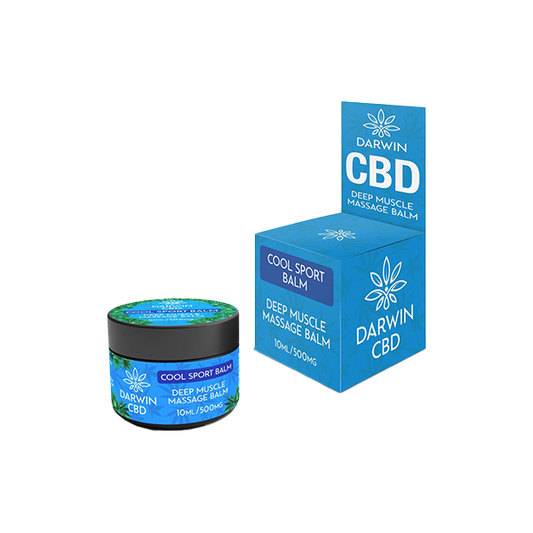 Darwin CBD 500mg Cool Sport Balm - 10ml - www.justgovape.co.uk