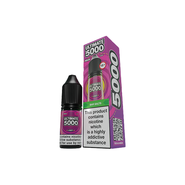 10mg Ultimate 5000 10ml Nic Salt (50VG/50PG) - www.justgovape.co.uk