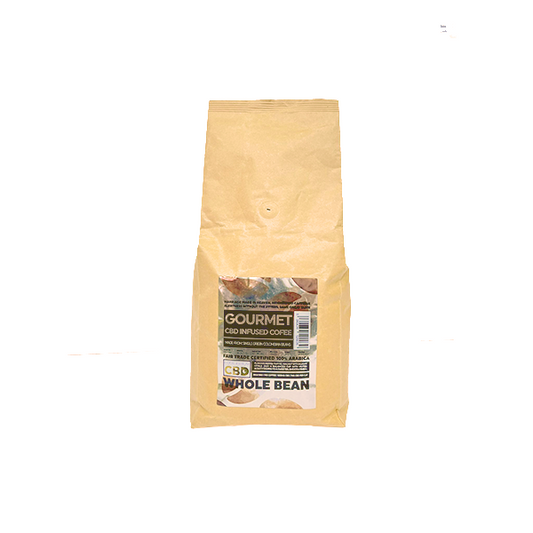 Equilibrium CBD Colombian Coffee Medium Roast 1kg Whole Beans Bulk Catering Packs - www.justgovape.co.uk