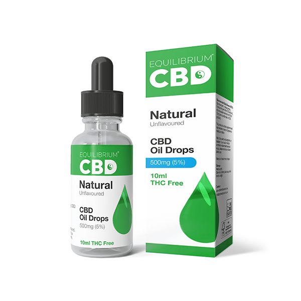 500mg Equilibrium CBD Oil 10ml - Natural Flavour - www.justgovape.co.uk