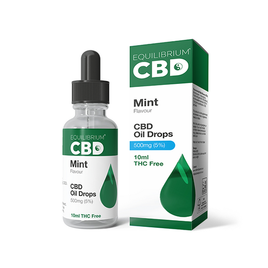 500mg Equilibrium CBD Oil 10ml - Mint Flavour - www.justgovape.co.uk