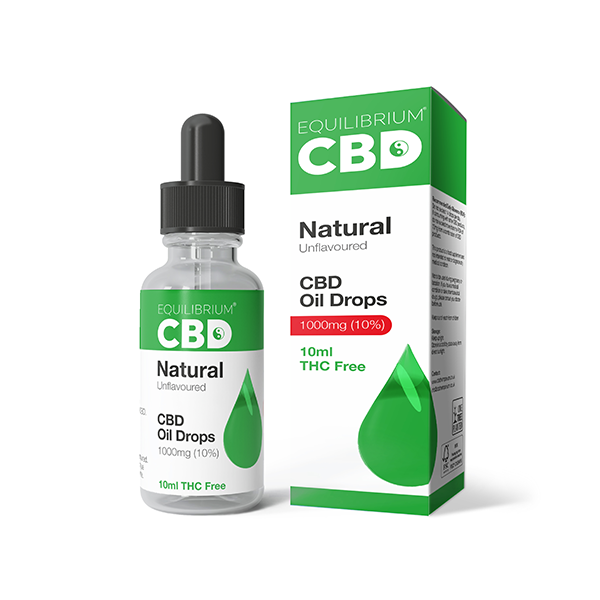 1000mg Equilibrium CBD Oil 10ml - Natural Flavour - www.justgovape.co.uk