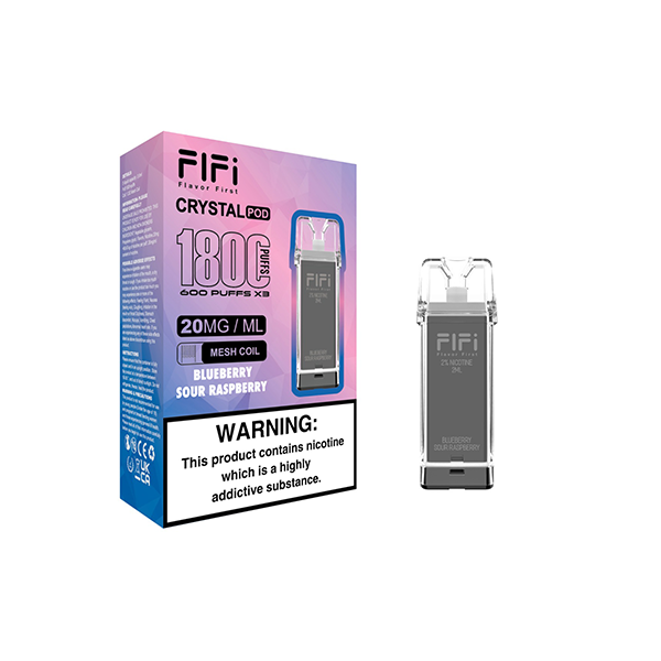 FLFI Crystal Replacement Pods 1800 Puffs 2ml - www.justgovape.co.uk