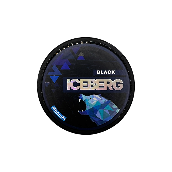 20mg Iceberg Black Nicotine Pouches - 20 Pouches - www.justgovape.co.uk