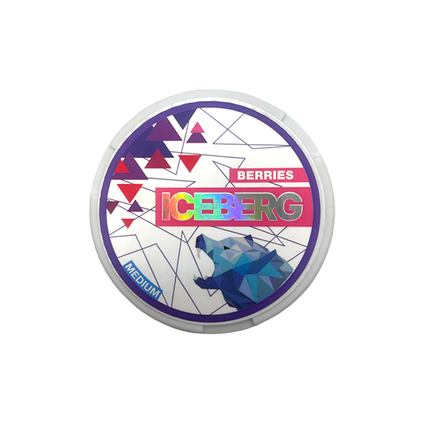 20mg Iceberg Berries Nicotine Pouches - 20 Pouches - www.justgovape.co.uk