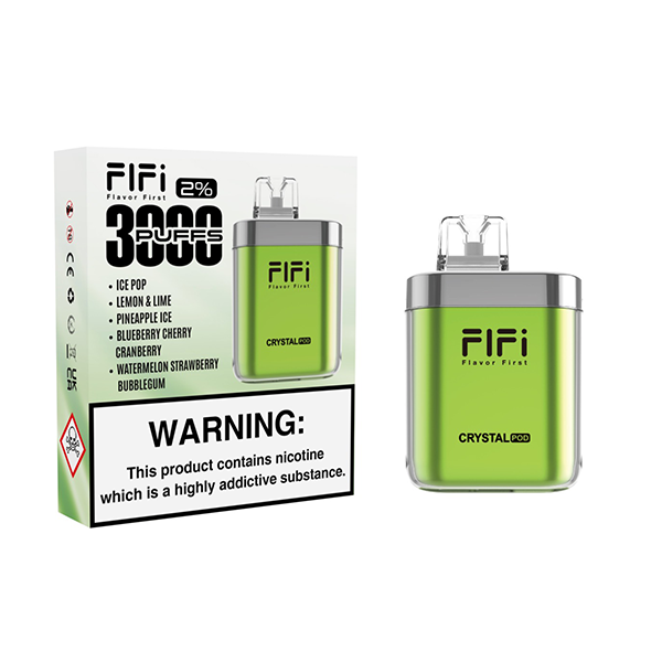 FLFI Crystal 5 in 1 Pod Kit 3000 Puffs - www.justgovape.co.uk