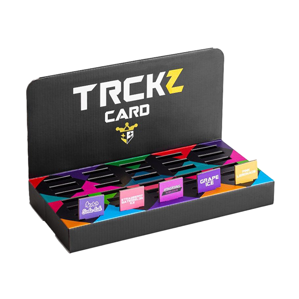 20mg TRCKZ Card By Zeltu CDU Bundle + 25 Units Set - www.justgovape.co.uk