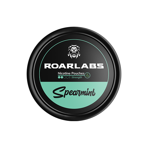 6mg Roar Labs Spearmint Nicotine Pouches - 20 Pouches - www.justgovape.co.uk