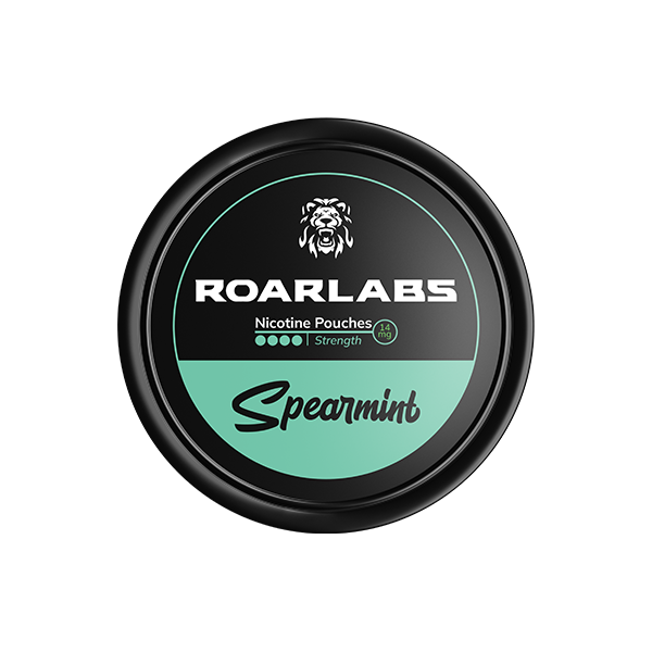 14mg Roar Labs Spearmint Nicotine Pouch - 20 Pouches - www.justgovape.co.uk