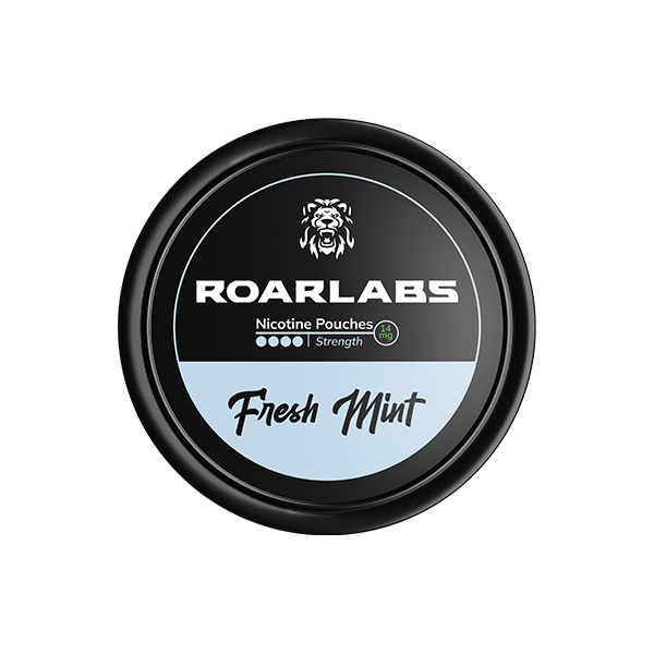 14mg Roar Labs Fresh Mint Nicotine Pouch - 20 Pouches - www.justgovape.co.uk