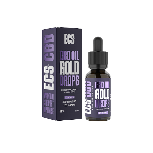 Canavape 3600mg 12% ECS CBD Oil 30ml - www.justgovape.co.uk