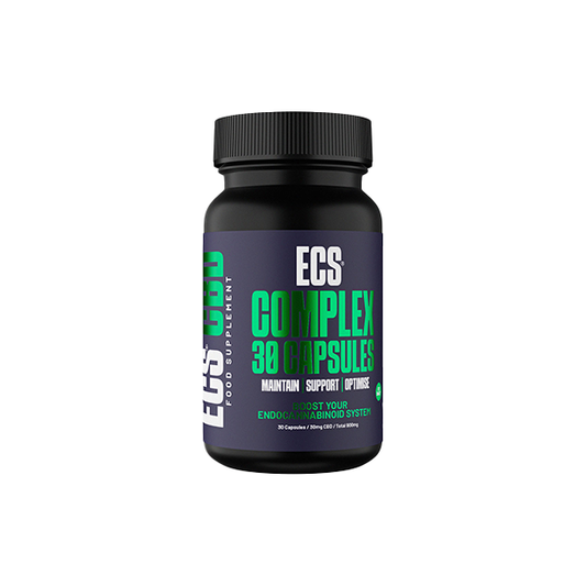 Canavape 900mg ECS Complex High Strength CBD Capsules - 30 Caps - www.justgovape.co.uk