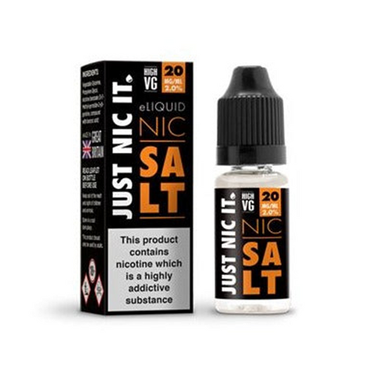 20mg Just Nic It Nic Salt 10ml (80VG/20PG) - www.justgovape.co.uk