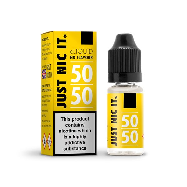 18mg Just Nic It Yellow Edition Nic Shot 10ml (50VG/50PG) - www.justgovape.co.uk