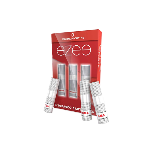 0mg Ezee E-cigarette Cartridges Tobacco 1050 Puffs - www.justgovape.co.uk