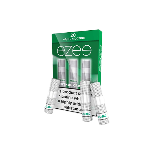 20mg Ezee E-cigarette Cartridges Menthol 1050 Puffs - www.justgovape.co.uk