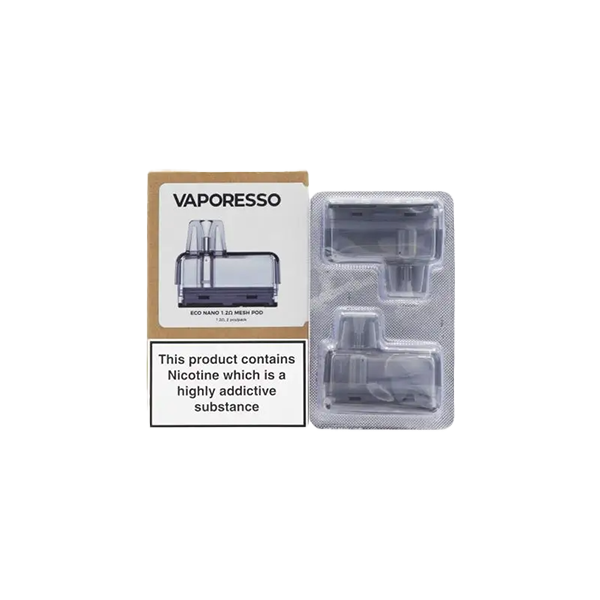 Vaporesso Eco Nano Replacement Pod (0.8Ω/1.2Ω) - www.justgovape.co.uk