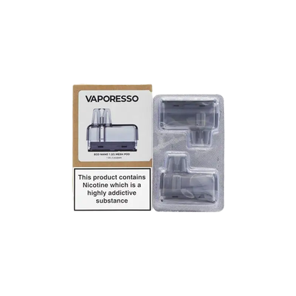 Vaporesso Eco Nano Replacement Pod (0.8Ω/1.2Ω) - www.justgovape.co.uk