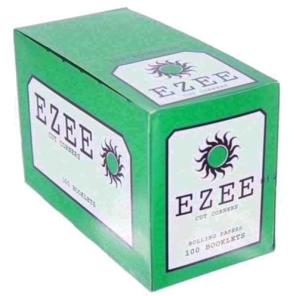 Ezee Green Cut Corner Standard Rolling Papers - www.justgovape.co.uk