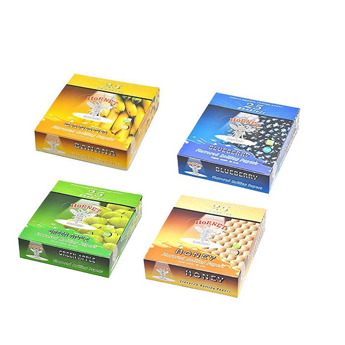 25 Hornet Flavoured King Size Rolling Paper - 12 Flavours - www.justgovape.co.uk