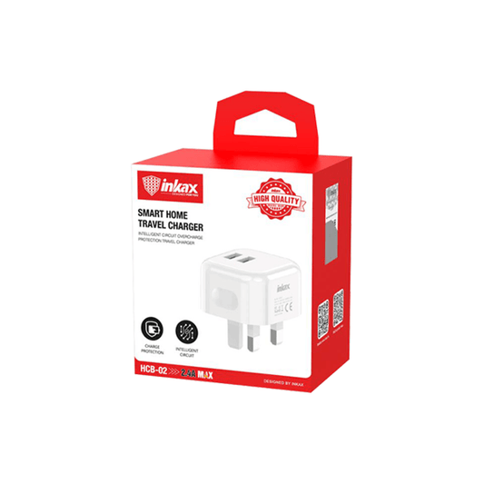 Inkax Smart Home Travel Charger - HCB-02 - www.justgovape.co.uk