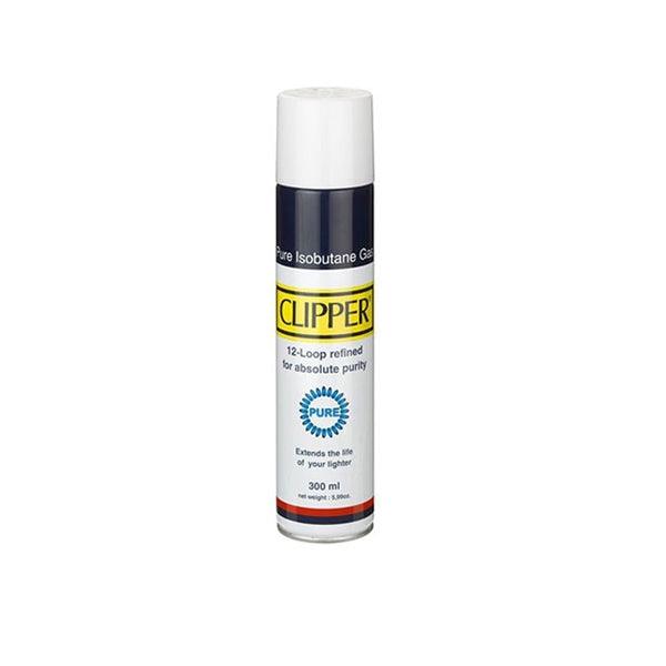 Clipper Isobutane Pure Gas Lighter 300ML - www.justgovape.co.uk